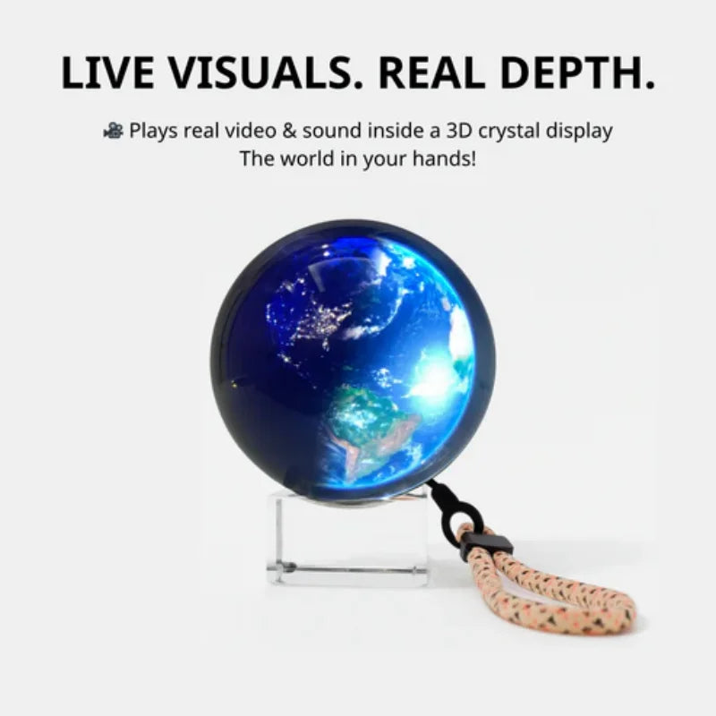 Customizable Video Crystal Sphere